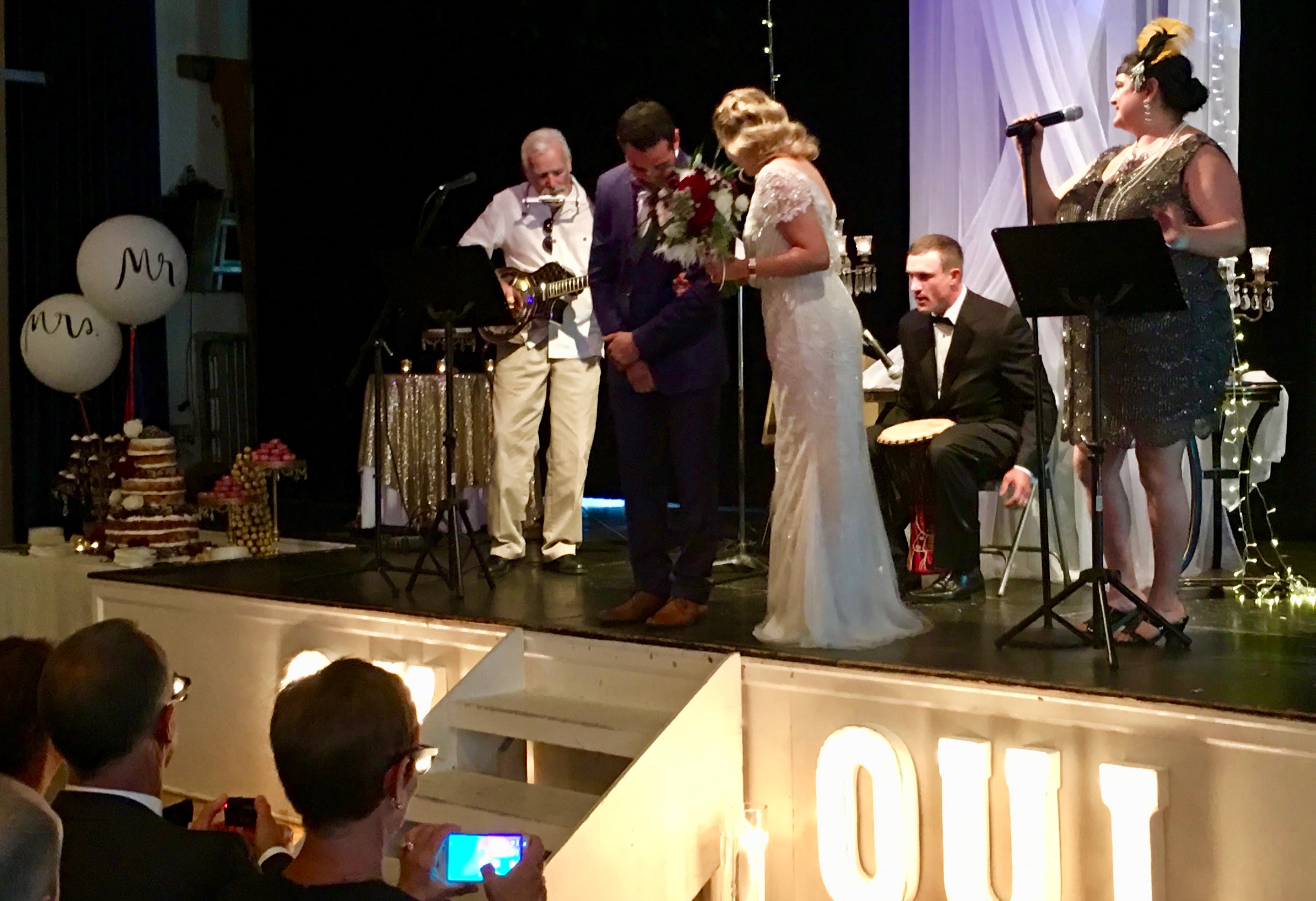  Playing at Daniel and Cecile's wedding 